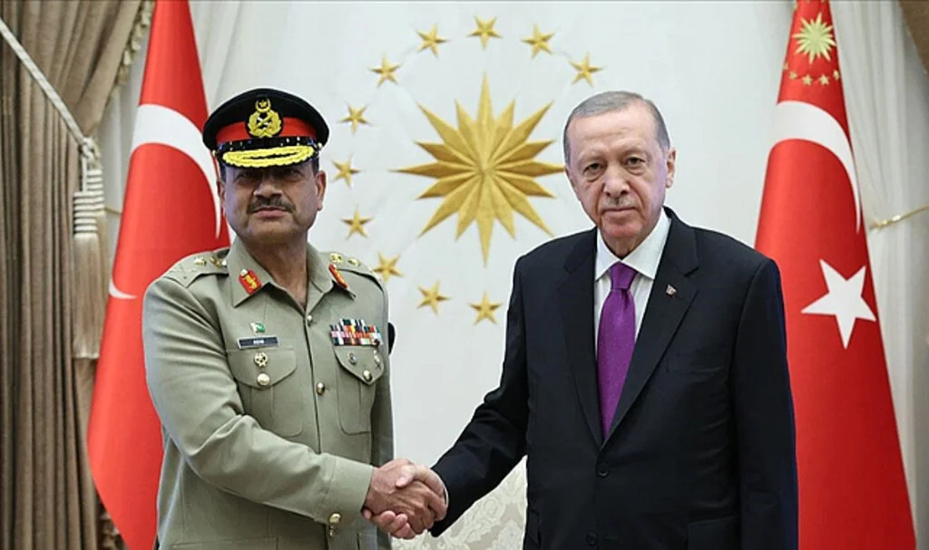 Cumhurbaşkanı Erdoğan, Pakistan Kara Kuvvetleri Komutanı Munir'i Kabul Etti