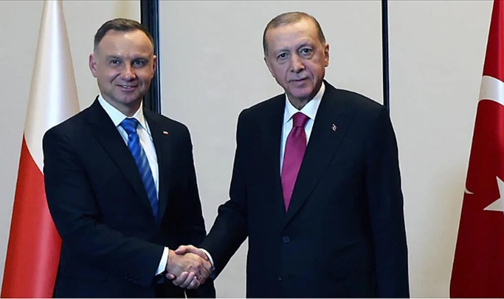 Cumhurbaşkanı Erdoğan, Polonya Cumhurbaşkanı Duda ile Görüştü