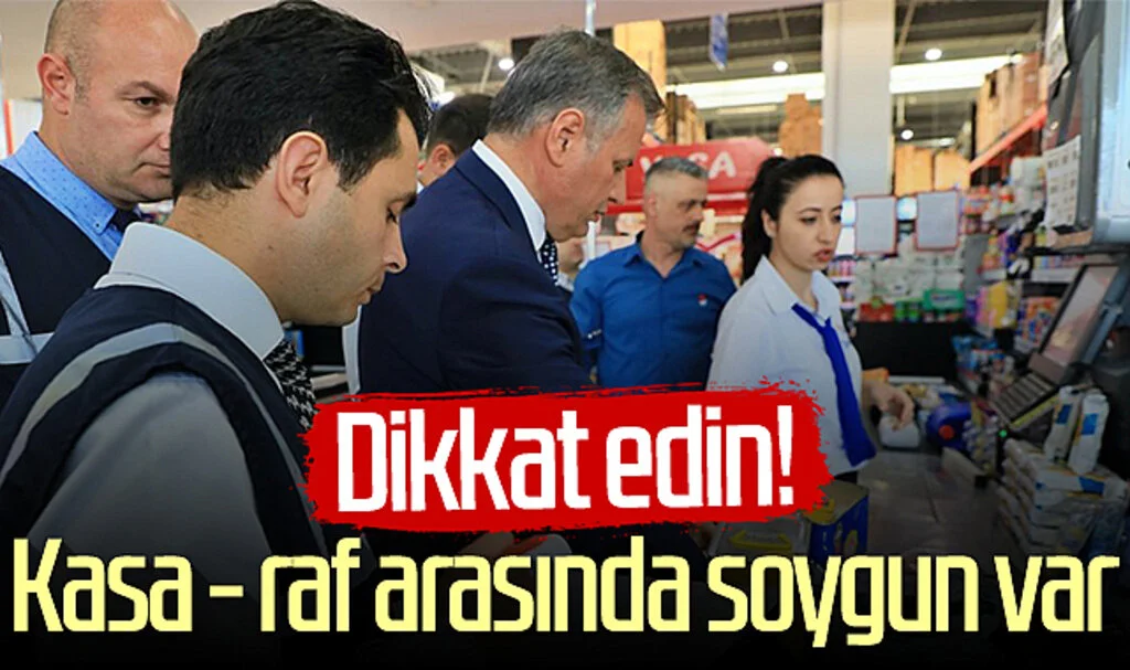 Dikkat edin! Marketlerde kasa - raf arasında soygun var...