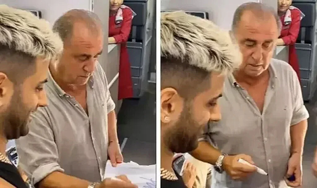 Fatih Terim Reynmen'e Forma İmzalayıp Bakın Ve Dedi! "Sıkıştığın Zaman..."