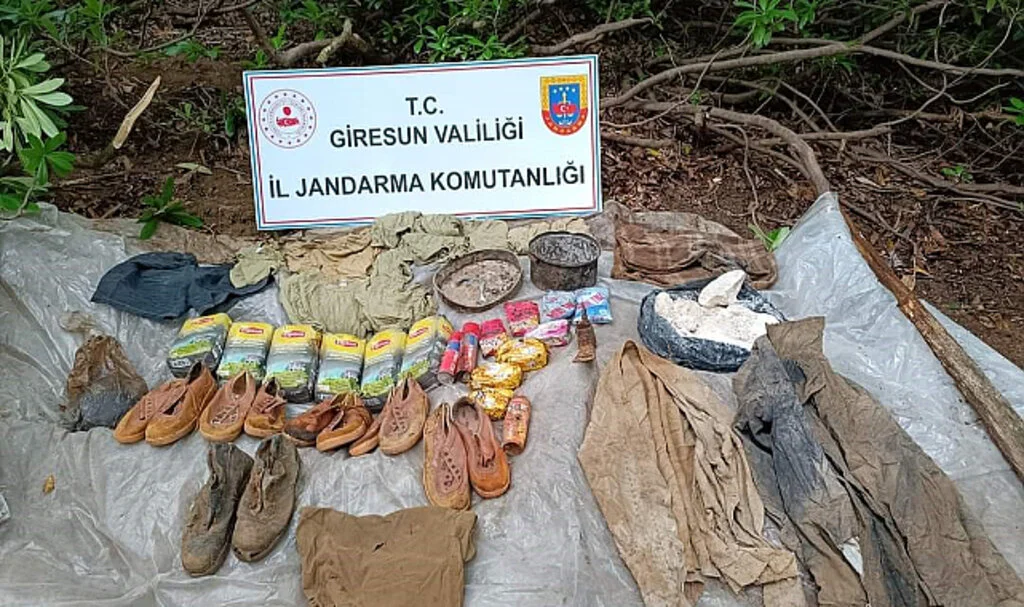 Giresun’da Terör Örgütüne Ait Sığınak Bulundu   