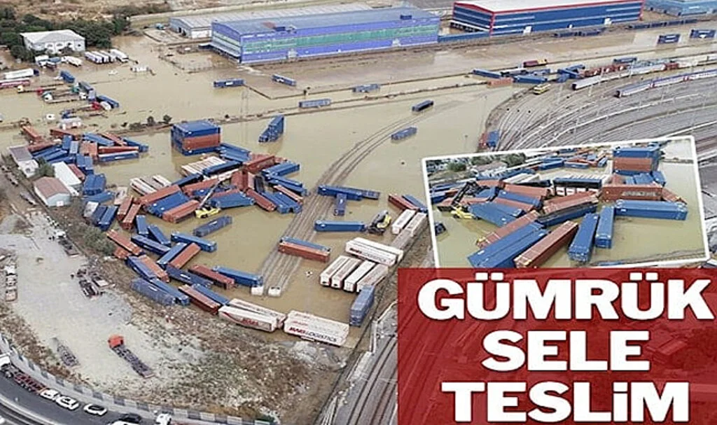 Halkalı Gümrük Müdürlüğü’ndeki Hasar Havadan Görüntülendi