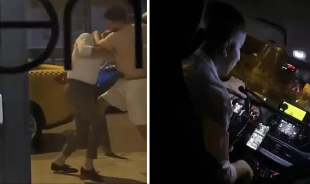 Kadın Yolcusunu Taciz Eden Taksici, Erkek Arkadaşına da Kafa Attı