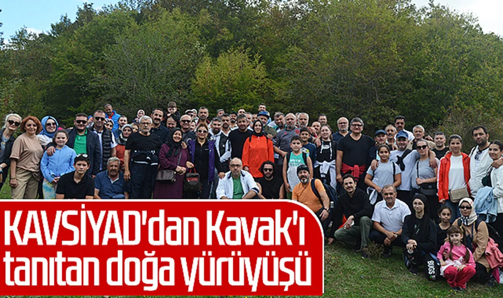 KAVSİYAD'dan Kavak'ı tanıtan doğa yürüyüşü