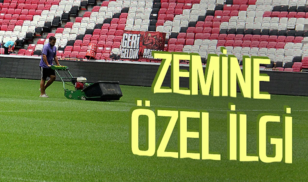 Samsun 19 Mayıs Stadyumu'nun zeminine özel ilgi