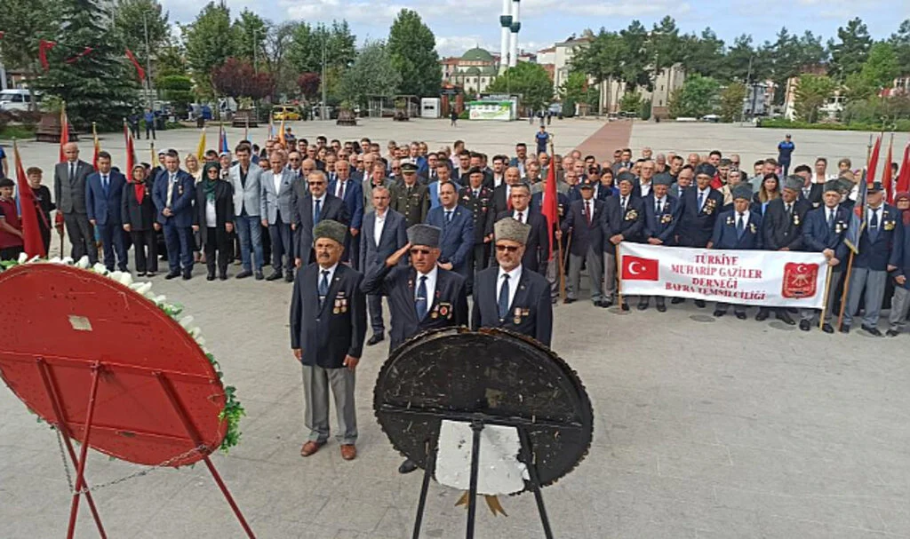 Samsun Bafra'da Gaziler Günü Törenle Kutlandı