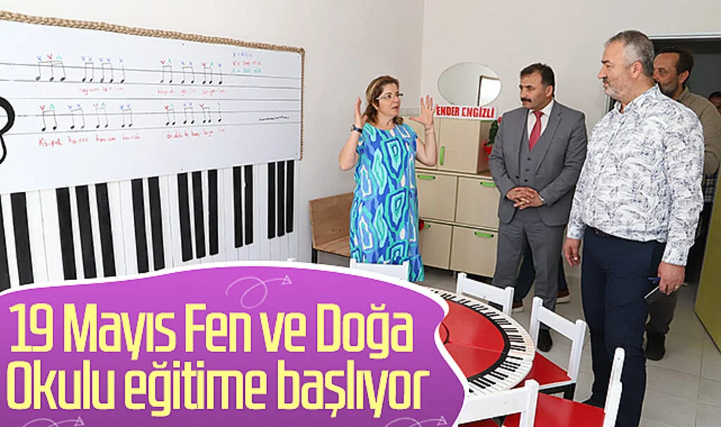 Samsun'da 19 Mayıs Fen ve Doğa Okulu eğitime başlıyor