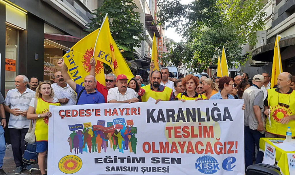 Samsun'da Eğitim Sen'den ÇEDES tepkisi 