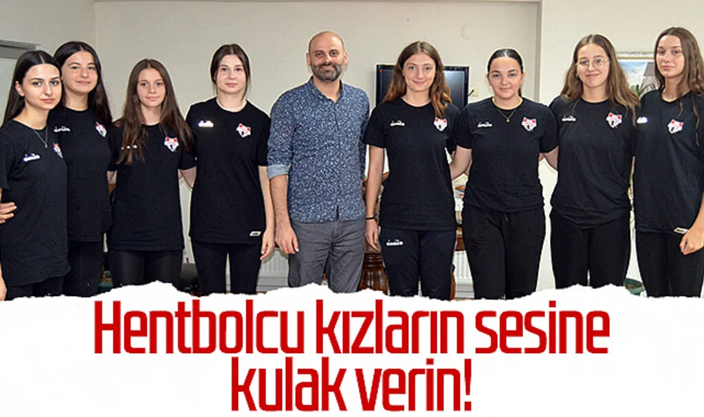 Samsun'da hentbolcu kızların sesine kulak verin!