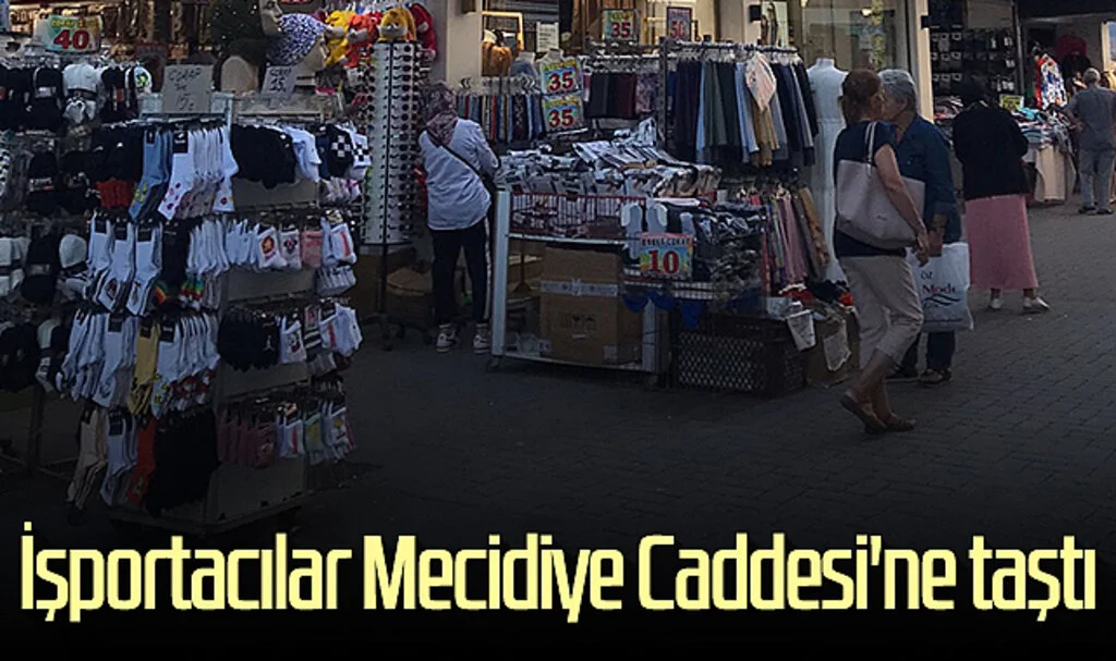 Samsun'da işportacılar Mecidiye Caddesi'ne taştı 
