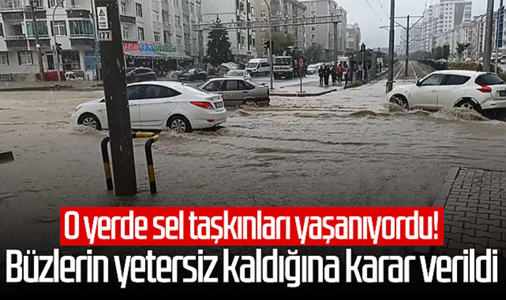 Samsun'da o yerde sel taşkınları yaşanıyordu! Büzlerin yetersiz kaldığına karar verildi