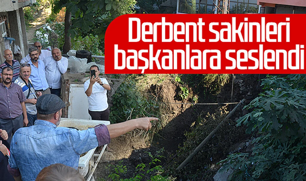 Samsun'da selin vurduğu Derbent sakinleri başkanlara seslendi 