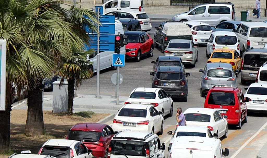 Samsun'da trafiğe kayıtlı araç sayısı 441 bini geçti