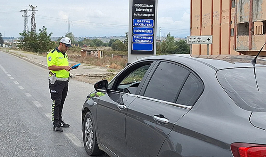 Samsun’da Trafik Ekipleri Denetim Yaptı