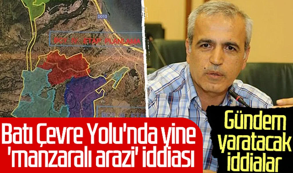 Samsun'daki Batı Çevre Yolu'nda yine 'manzaralı arazi' iddiası 