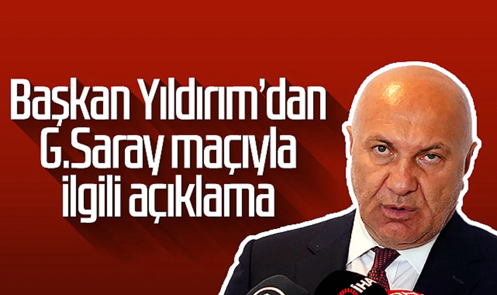 Samsunspor Başkanı Yüksel Yıldırım'dan Galatasaray maçıyla ilgili açıklama