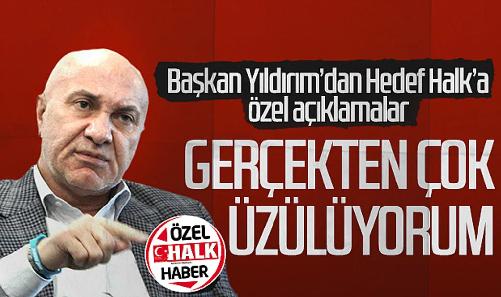 Samsunspor Başkanı Yüksel Yıldırım'dan Hedef Halk'a özel açıklamalar: Gerçekten çok üzülüyorum