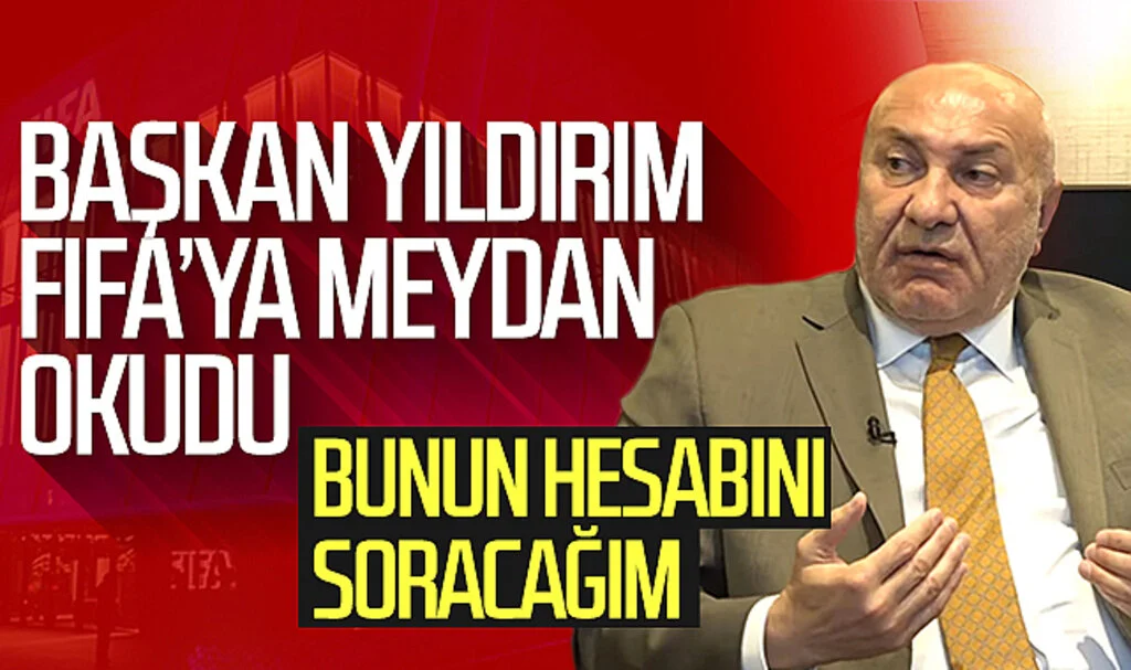 Samsunspor Başkanı Yüksel Yıldırım FIFA'ya meydan okudu! Bunun hesabını soracağım
