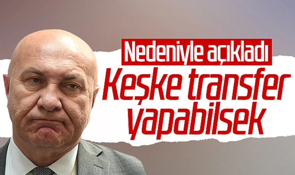 Samsunspor Başkanı Yüksel Yıldırım nedeniyle açıkladı: Keşke transfer yapabilsek