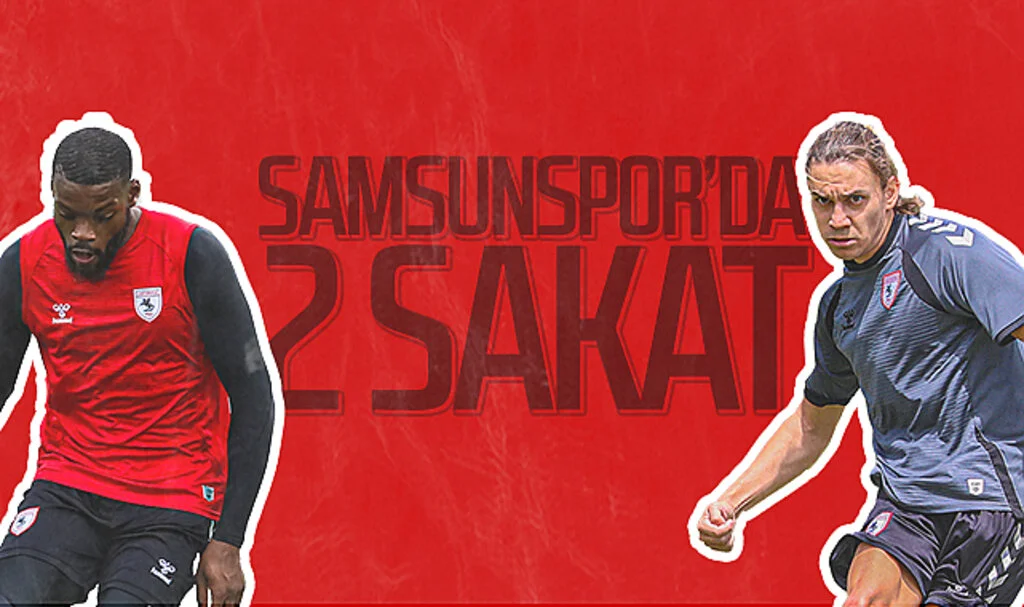 Samsunspor’da 2 oyuncu sakat