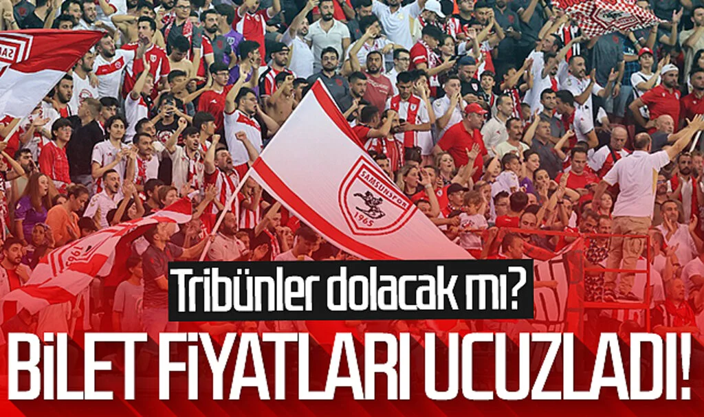 Samsunspor'da bilet fiyatları ucuzladı! Tribünler dolacak mı?
