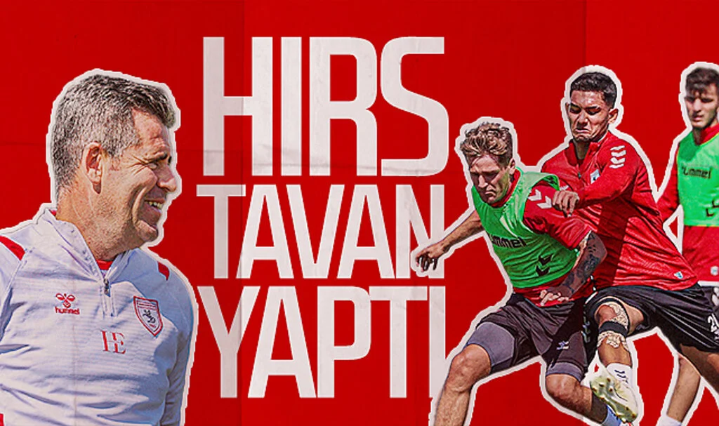 Samsunspor’da Galatasaray maçı öncesi hırs tavan yaptı