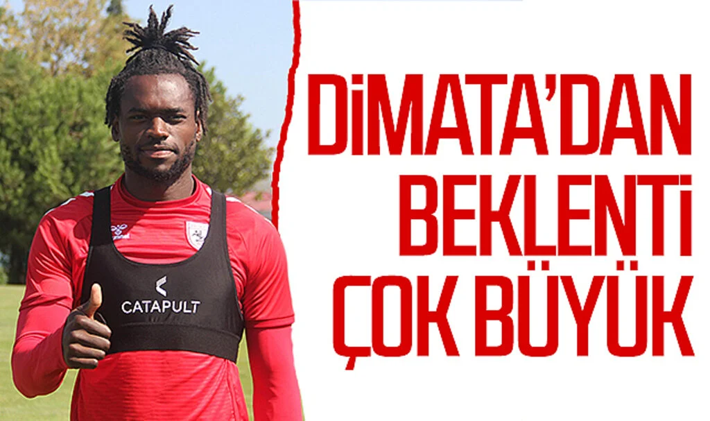 Samsunspor'da Landry Dimata'dan beklenti çok büyük