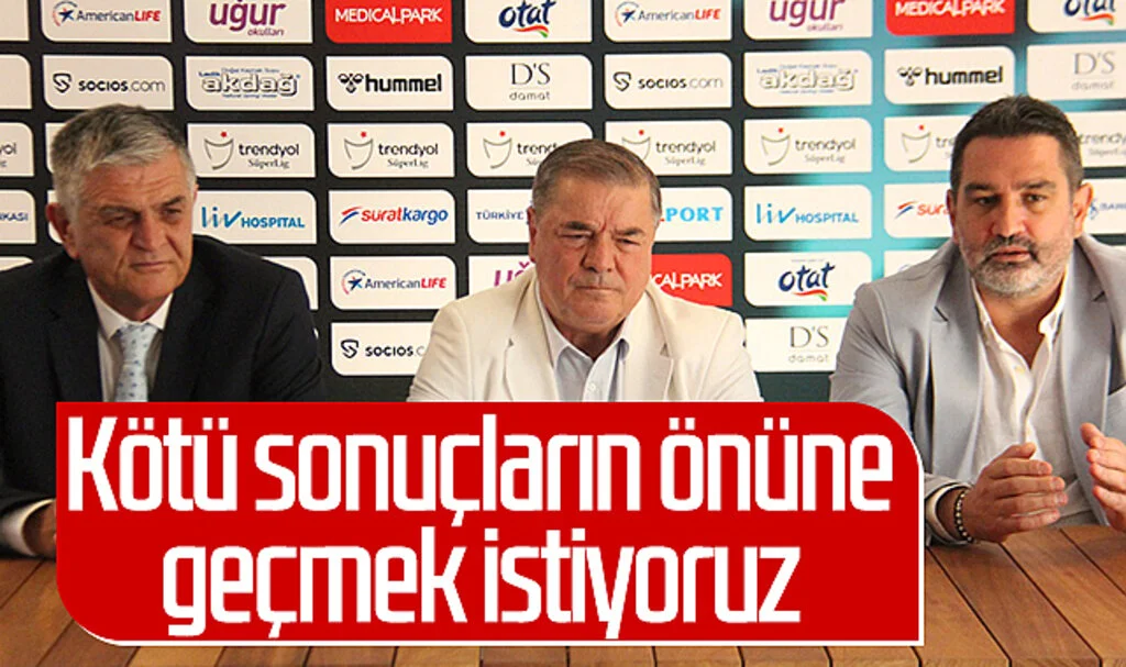 Samsunspor'da Veysel Bilen'den açıklama: Kötü sonuçların önüne geçmek istiyoruz