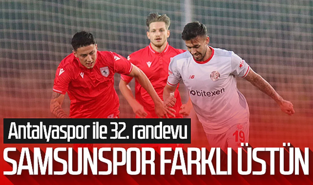 Samsunspor farklı üstün! Antalyaspor ile 32. randevu...