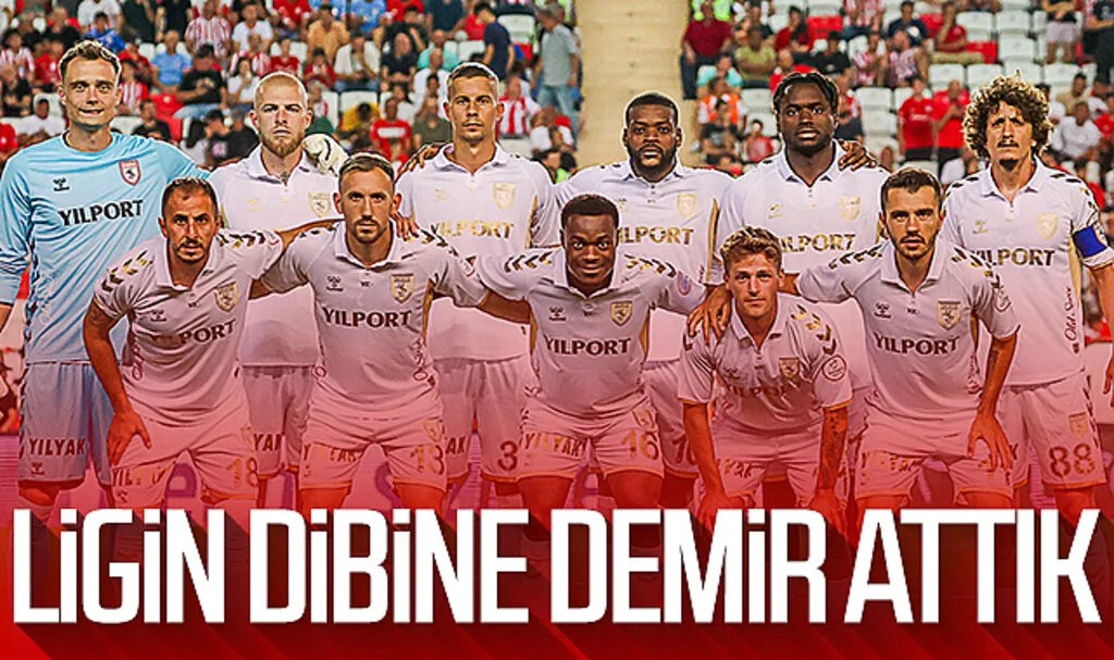 Samsunspor ligin dibine demir attı
