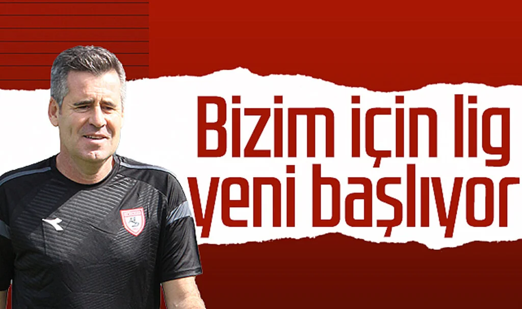 Samsunspor Teknik Direktörü Eroğlu: "Bizim için lig yeni başlıyor"