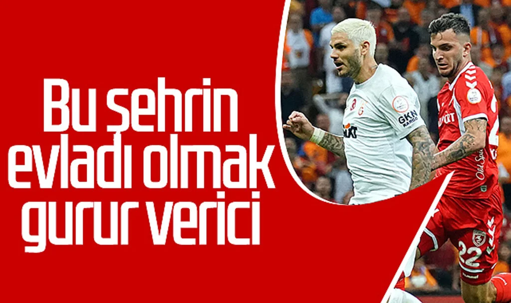 Samsunsporlu Yunus Emre Çift: 'Bu şehrin evladı olmak gurur verici'