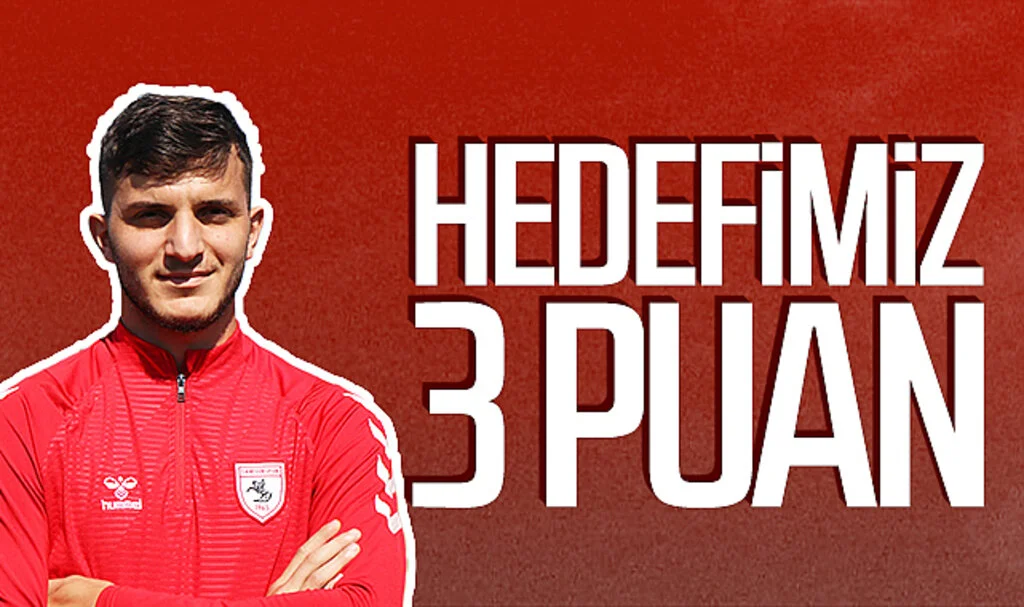 Samsunsporlu Yunus Emre Çift: Hedefimiz 3 puan