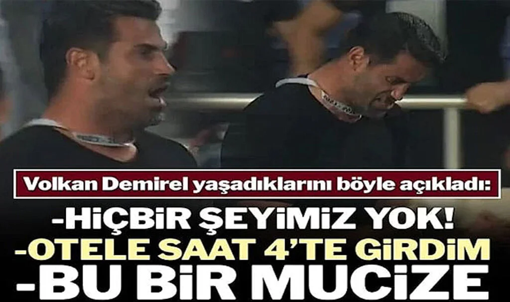 Volkan Demirel: Hiçbir Şeyimiz Yok ama buralara gelmek mucize!