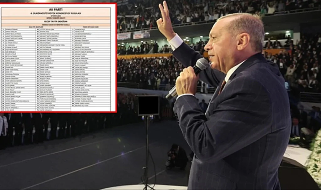 AK Parti'nin MKYK Listesinde 49 İsim Çizik Yedi