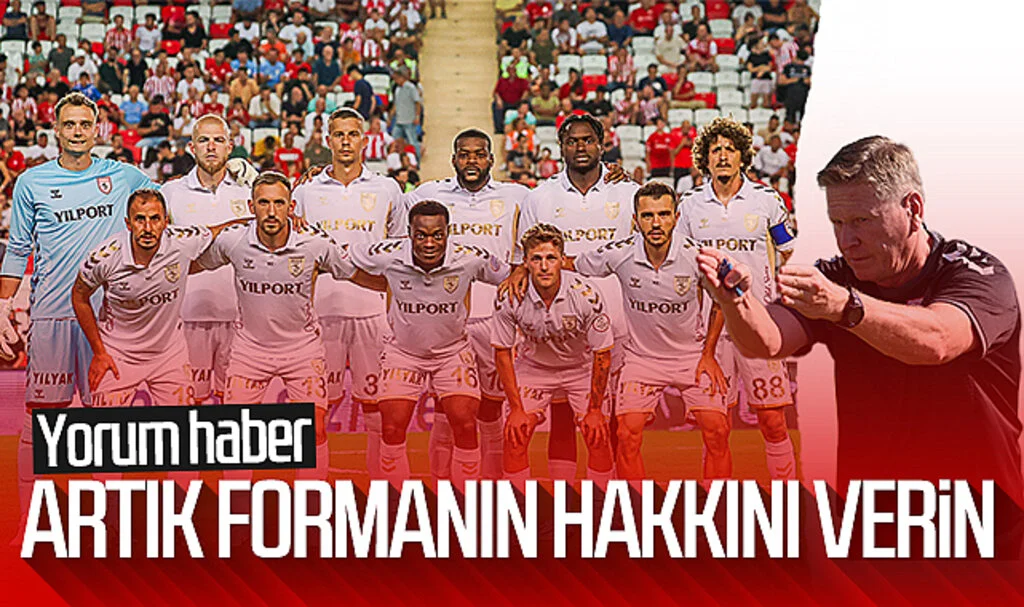 Artık formanın hakkını verin! Samsunspor Yorum Haber...