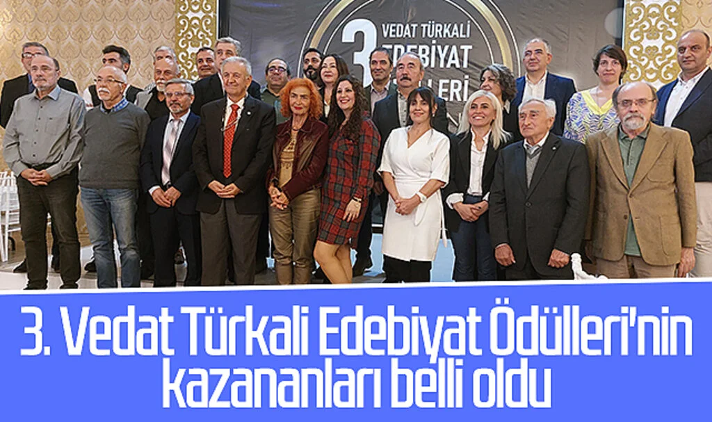 Atakum'da 3. Vedat Türkali Edebiyat Ödülleri'nin kazananları belli oldu