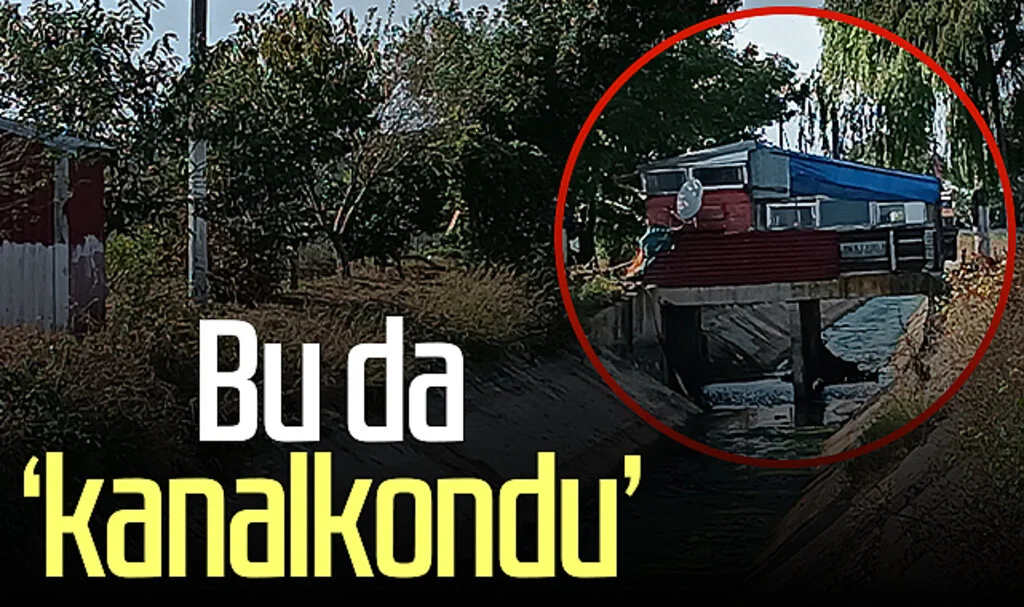 Bu da 'kanalkondu'! Samsun'daki o baraka dikkat çekiyor...