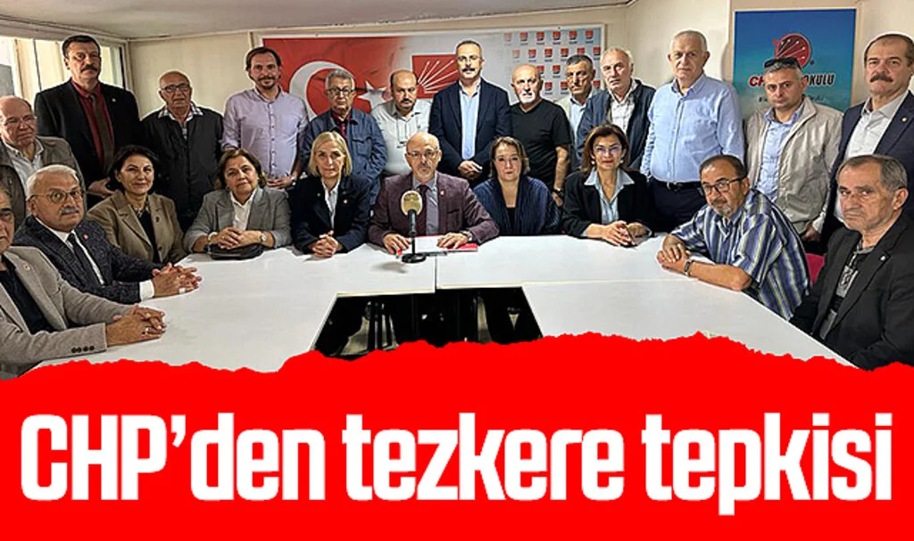 CHP Samsun İl Başkanı Mehmet Özdağ'dan tezkere tepkisi 