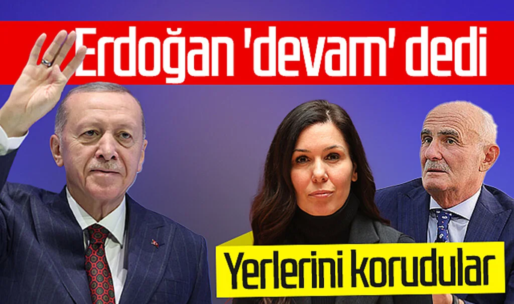 Cumhurbaşkanı Erdoğan 'devam' dedi 