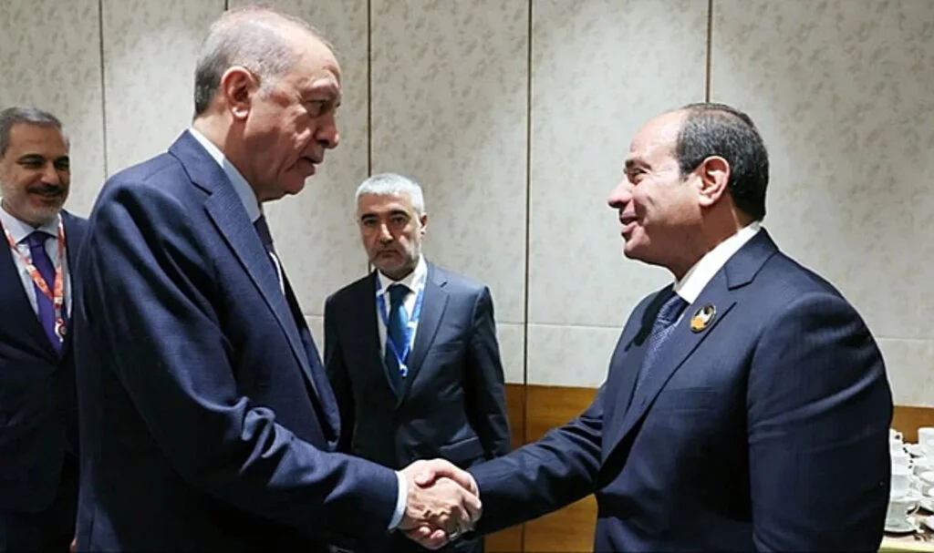 Cumhurbaşkanı Erdoğan, Mısır Cumhurbaşkanı Sisi ile görüştü