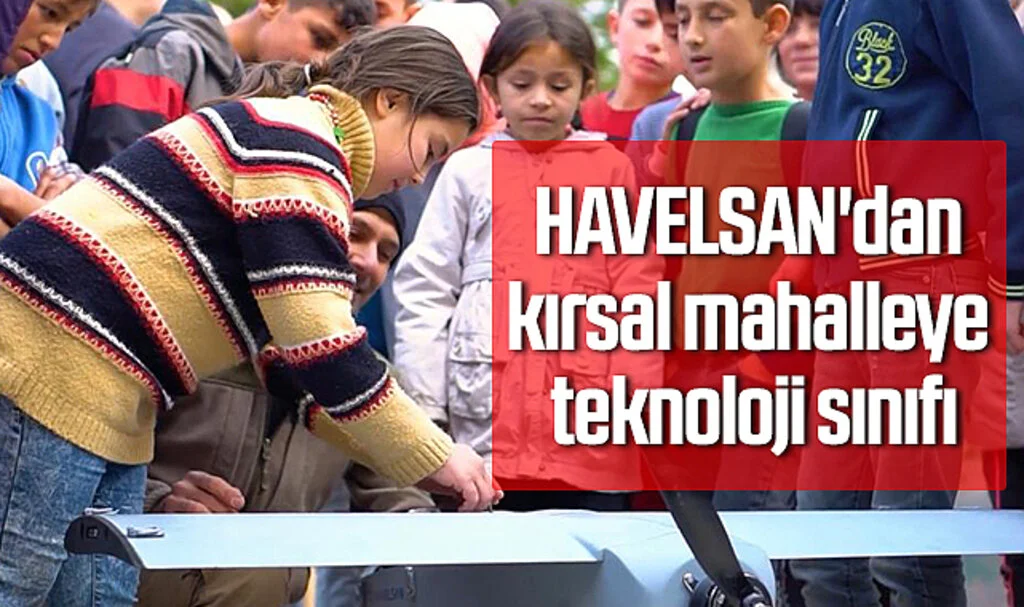 HAVELSAN'dan Samsun'da kırsal mahalleye teknoloji sınıfı