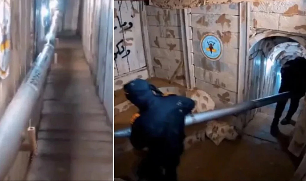 İsrail'e gözdağı! Hamas yeraltı tünellerinde sakladığı füzelerin görüntülerini yayınladı