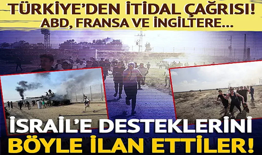 İsrail-Hamas gerilimine dünyadan nasıl tepkiler geldi? Türkiye'den itidal çağrısı, ABD, İngiltere ve Fransa'dan İsrail'e tam destek! İşte bütün detaylar