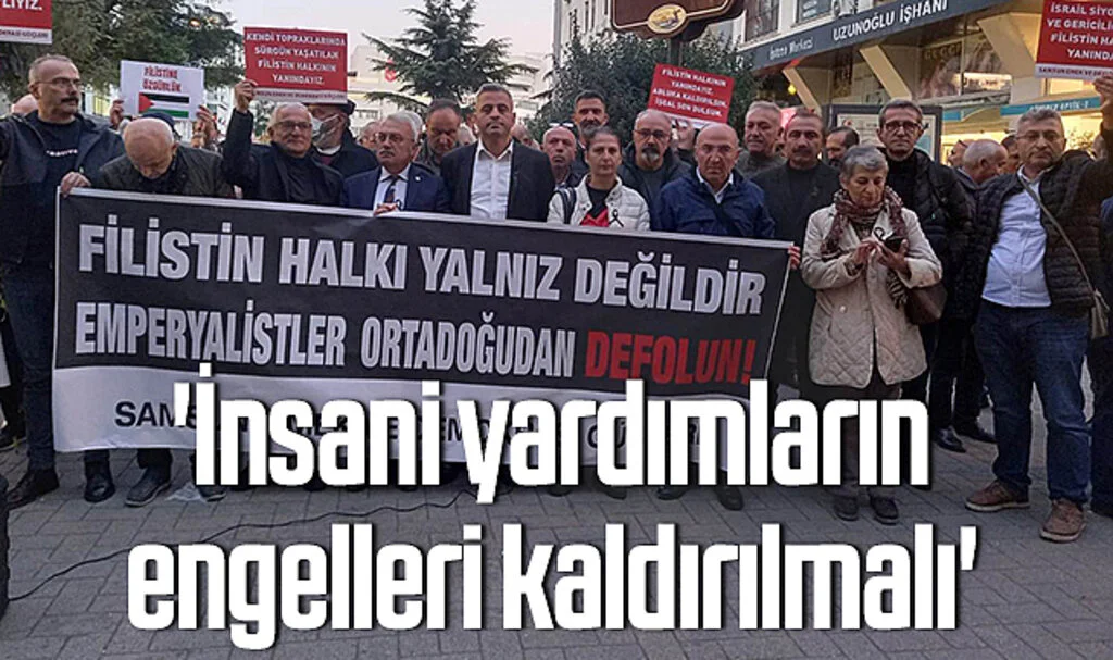 KESK Dönem Sözcüsü Bayram Çelik: 'İnsani yardımların engelleri kaldırılmalı'