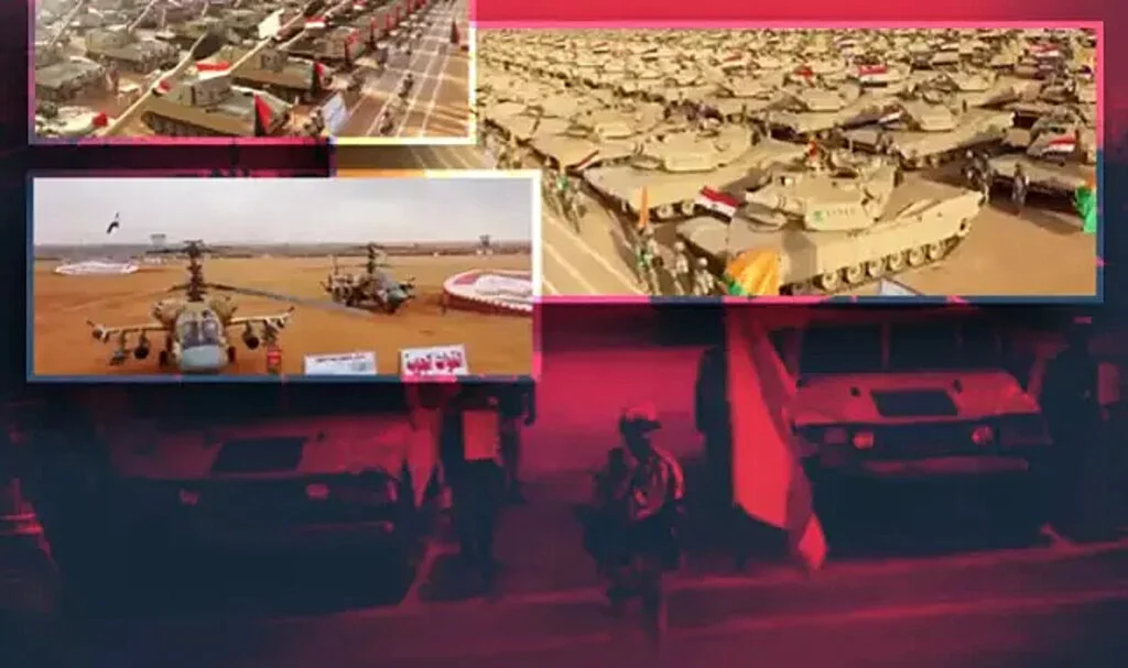 Mısır ordusundan gövde gösterisi! İsrail sınırındaki görüntüler gündem yarattı: Tanklar, füzeler...