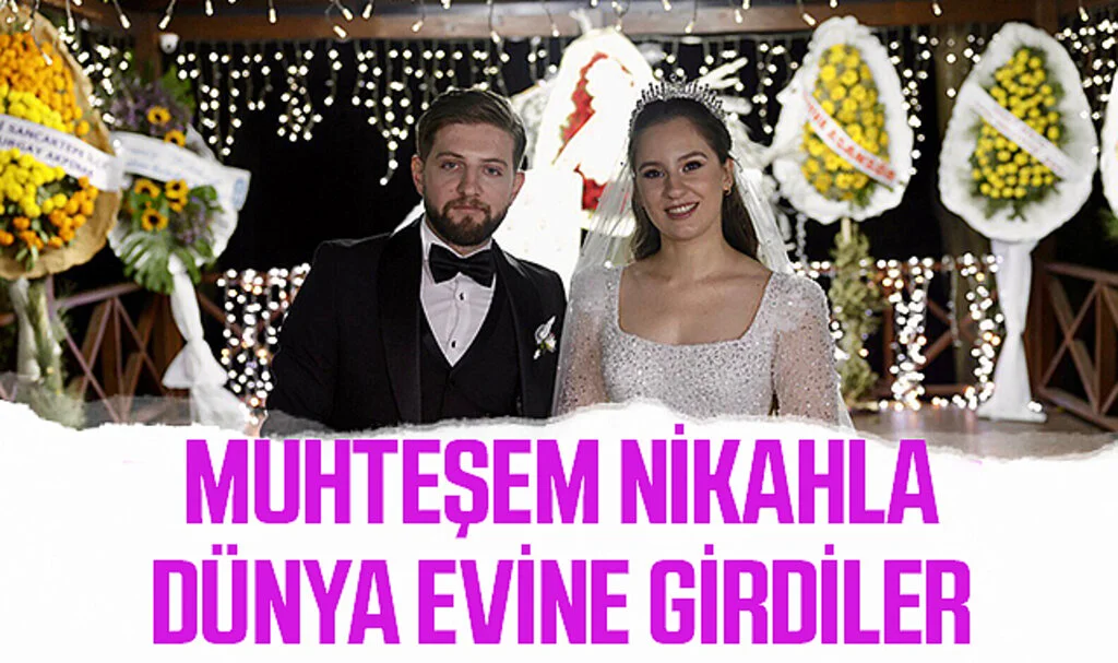 Muhteşem Nikahla Dünya Evine Girdiler 