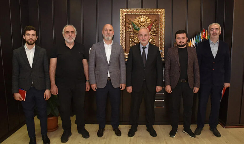 OMÜ Rektörü Ünal UDEF'i ağırladı 