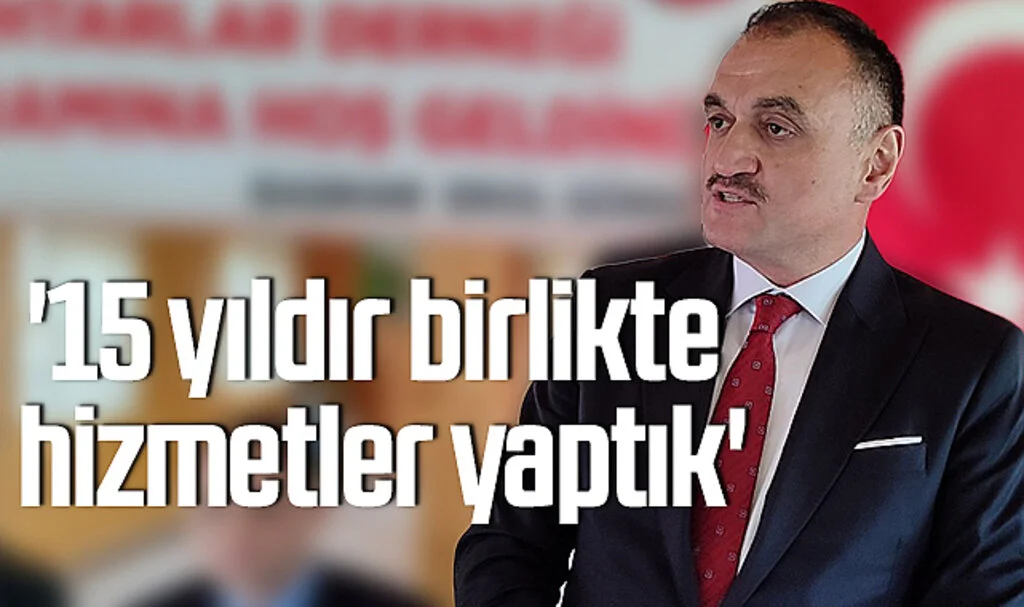 Salıpazarı Belediye Başkanı Halil Akgül: '15 yıldır birlikte hizmetler yaptık'