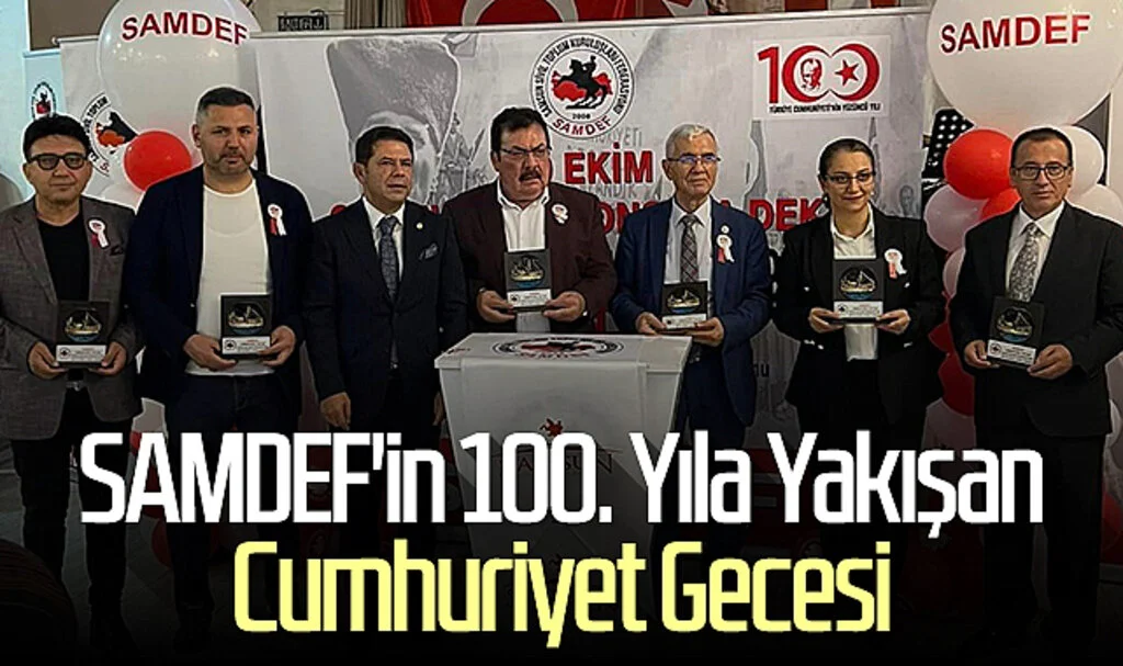 SAMDEF'in 100. Yıla Yakışan Cumhuriyet Gecesi